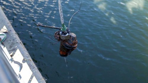 Und plötzlich hängt ein Sprengkopf am Seil 