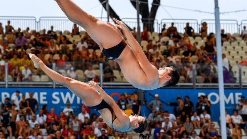 Europameisterschaften in Rom: »Riesenerleichterung« – Deutsche Wasserspringer bejubeln Gold und Bronze