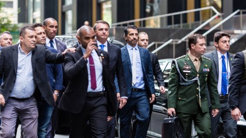 Vor Uno-Generaldebatte in New York: Bolsonaro muss Pizza auf der Straße essen