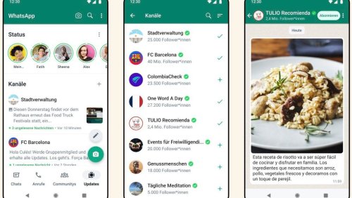 Neue Funktion wie bei Telegram: WhatsApp führt Kanäle ein