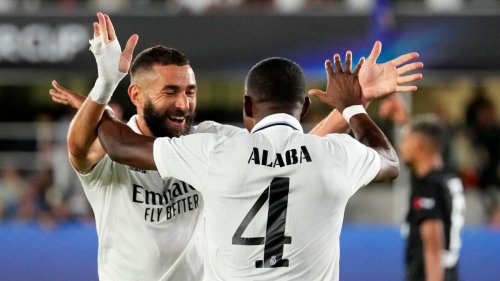 Alaba und Benzema schießen Real Madrid zum Sieg gegen Frankfurt 