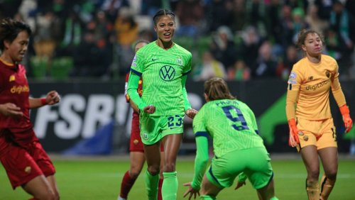 Sieg in der Champions League: Wolfsburg bleibt auch gegen Rom unbesiegt