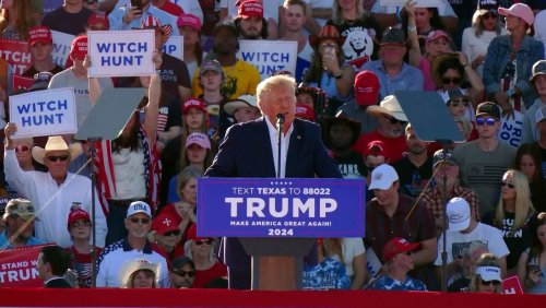Wahlkampfauftakt in Texas: Trumps taktische Tiraden