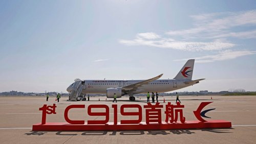 Konkurrenz für Airbus und Boeing: Chinas Passagierjet C919 absolviert Jungfernflug