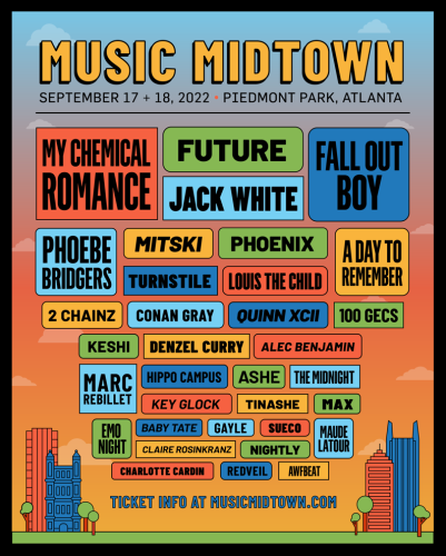 My Chemical Romance, Fall Out Boy, Jack White Lead Music Midtown Lineup