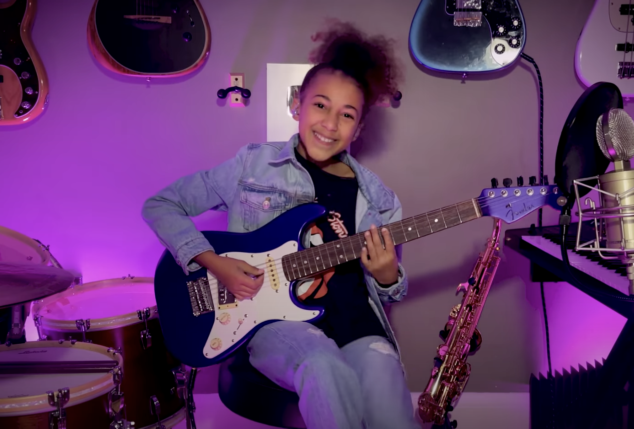 Nandi Bushell Pays Tribute to Charlie Watts With 'Gimme Shelter' Cover