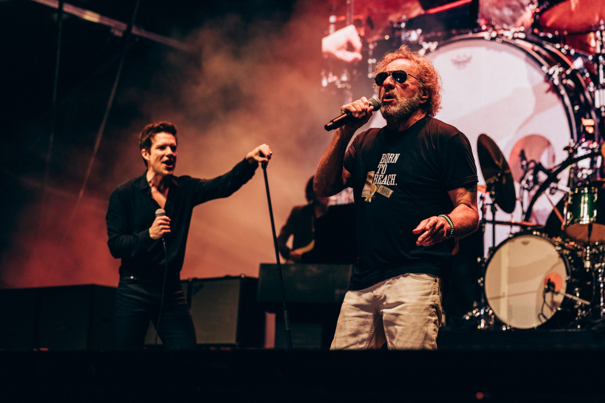 The Killers Bring Up Eddie Vedder, Sammy Hagar During Ohana Set