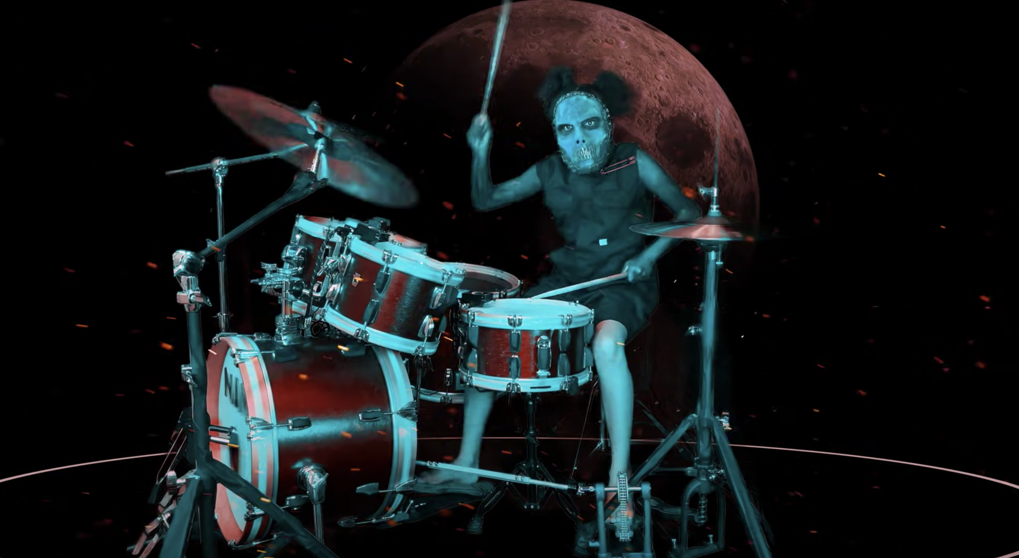 Nandi Bushell Crushes 'Duality' Drums for Latest Slipknot Cover
