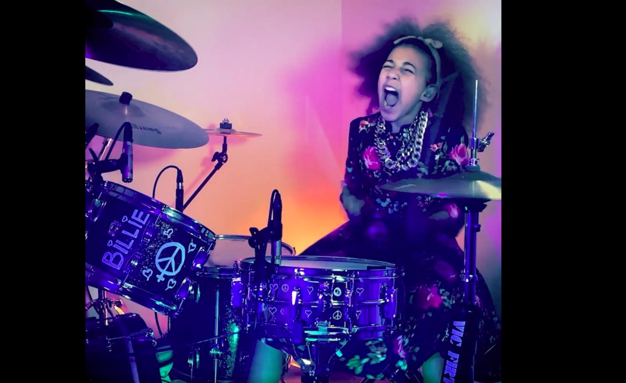 Nandi Bushell Returns to the Drums for Version of Billie Eilish's 'Happier Than Ever'