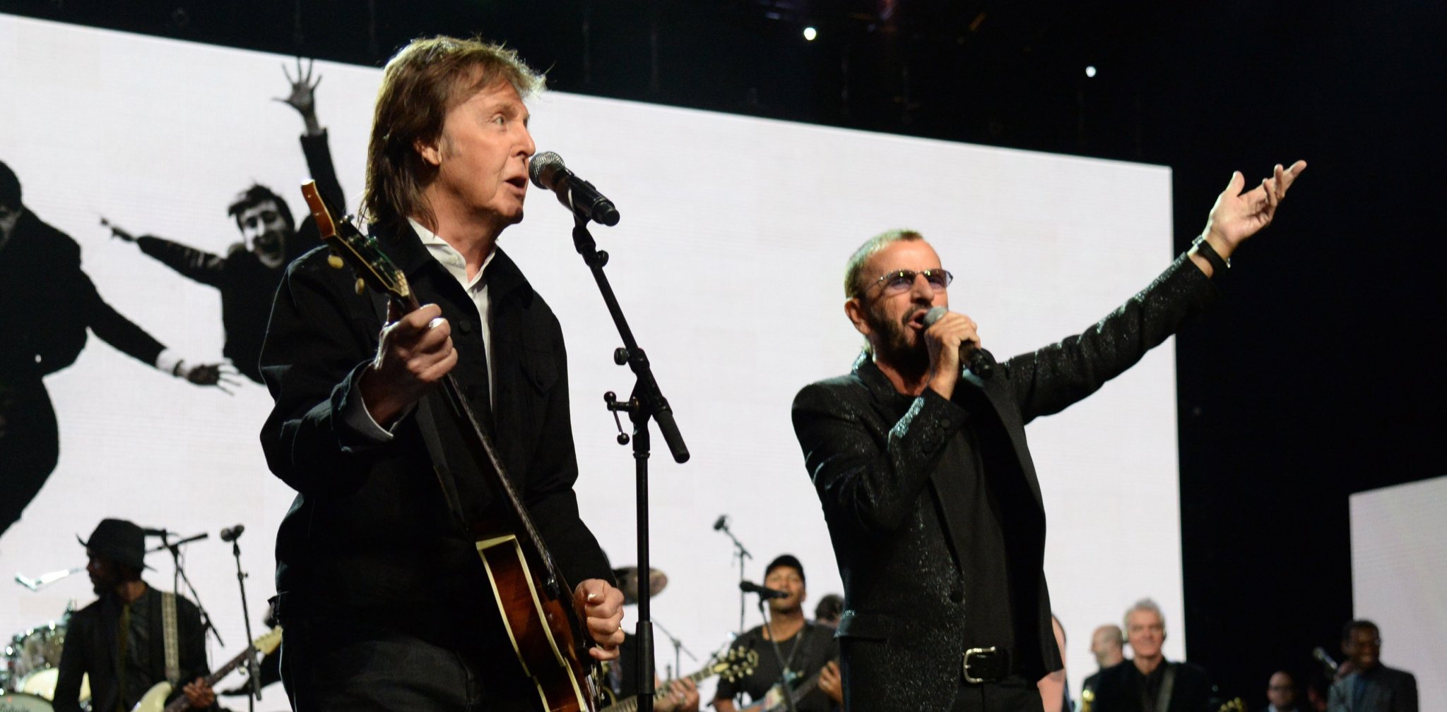 Watch Paul McCartney Bring Out Ringo Starr to Play Beatles Classics in L.A.