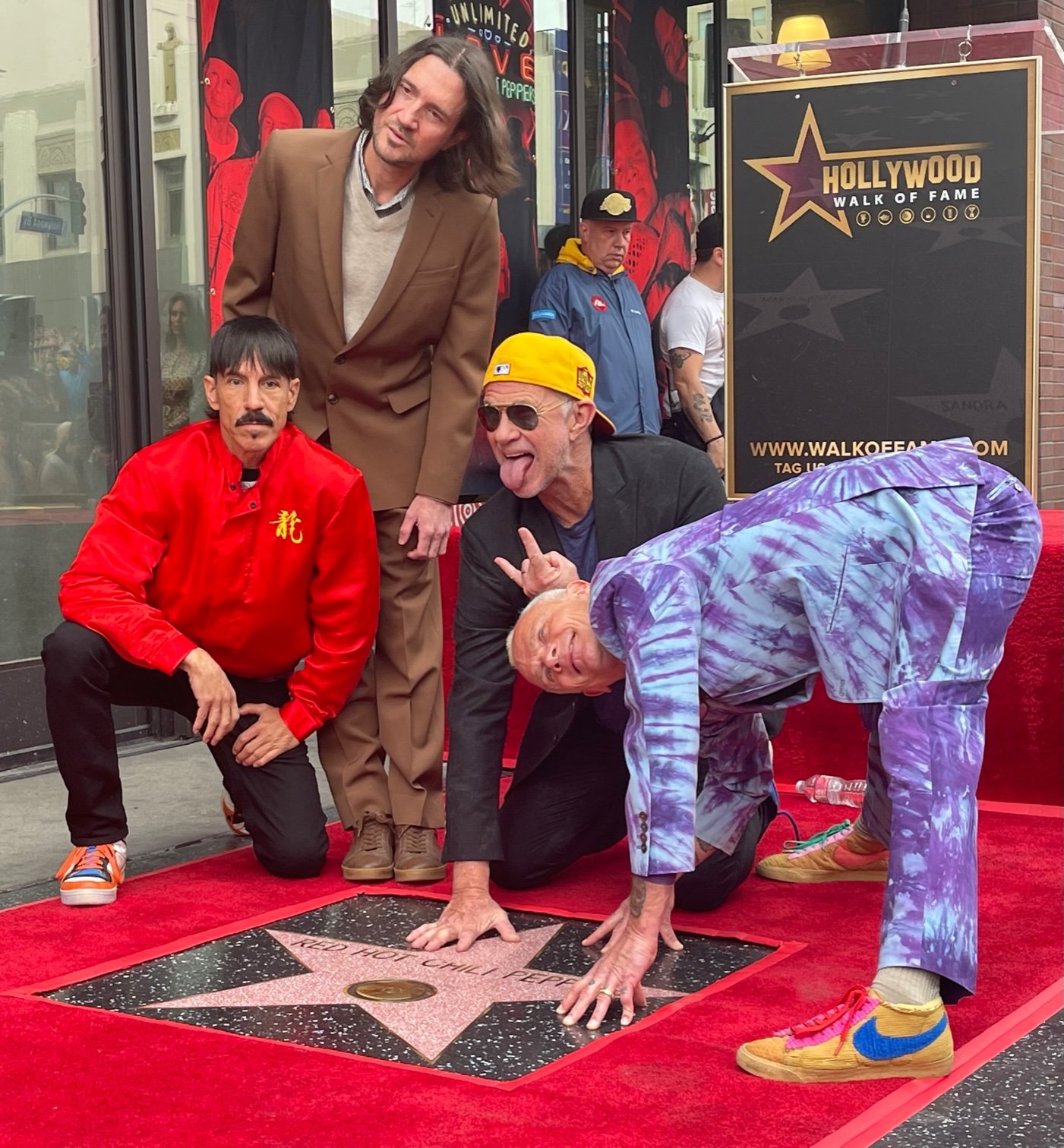 Red Hot Chili Peppers Honored With Star on Hollywood Walk of Fame