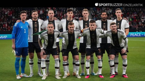DFB-Team in der Einzelkritik: Ein Debütant glänzt, Note 5 für Stürmer
