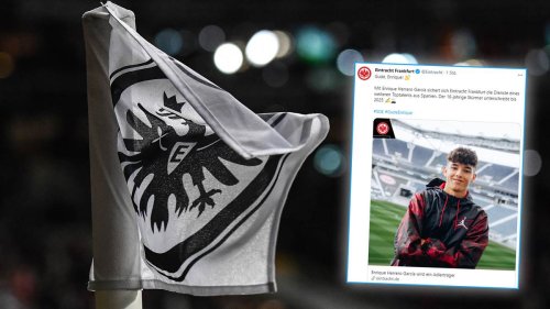 Transfer fix: Eintracht Frankfurt verpflichtet 16-jähriges Top-Talent García vom FC Villarreal