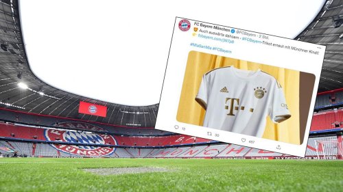 FC Bayern präsentiert neues Auswärts-Trikot: Weiß und Gold mit Besonderheit