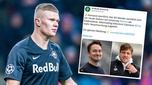 Er lotste einst Haaland nach Österreich: Werder verpflichtet Transfer-Experten aus Salzburg