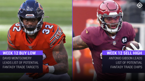 Fantasy Football Buy-Low, Sell-High Stock Watch: David Montgomery, Antonio Gibson among trade candidates heading into Week 12 | Sporting News