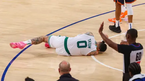Knicks star responds to Jayson Tatum injury: 'Prayed to my mother'