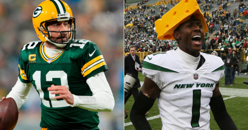 Sauce Gardner, Breece Hall Make Their Pitch For Aaron Rodgers To Join ...