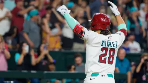 Diamondbacks' Eugenio Suarez ties MLB record with 4-HR game, and does something even rarer
