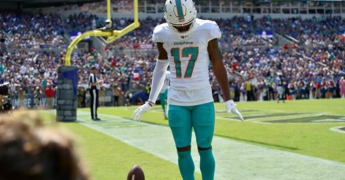 Jaylen Waddle touchdown dance, explained: How Dolphins WR's penguin