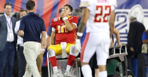 How long is Case Cookus out? USFL Stars QB suffers broken fibula during championship game