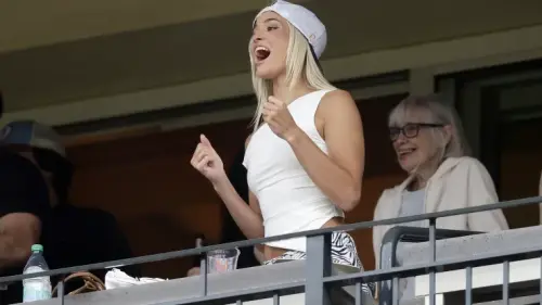 Livvy Dunne wears tiny white top to cheer on boyfriend Paul Skenes at Pirates game