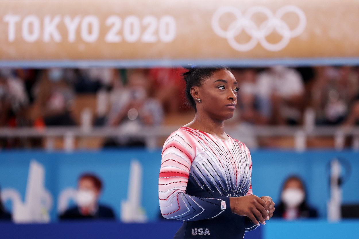 Emotional Simone Biles Reveals Her Aunt Unexpectedly Died 2 Days Before She Won Bronze at the Tokyo Olympics