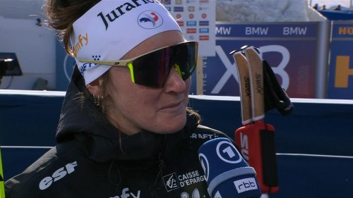 Sturz im Kampf um den Gesamtweltcup: Biathletin Jeanmonnot - "Es war mein eigener Fehler"