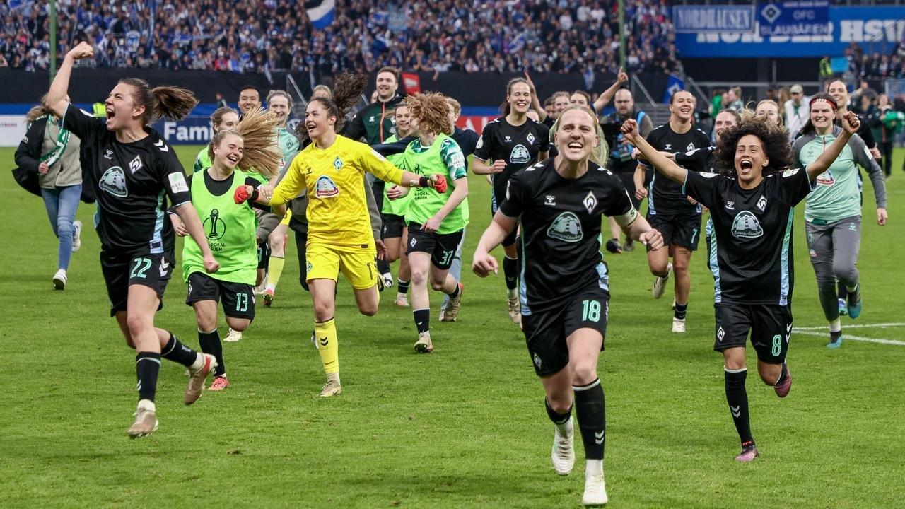 Bremen voller Vorfreude: Werder vor dem Pokalfinale: "Wollen die Bayern maximal ärgern"