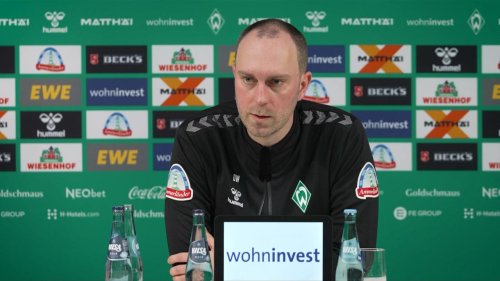 Bremens Trainer Ole Werner spricht über die wichtigen Wochen seiner Mannschaft