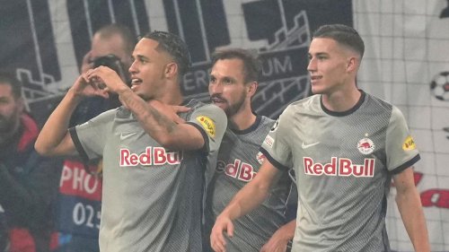 RB Salzburg feiert gegen Dinamo Zagreb ersten Sieg