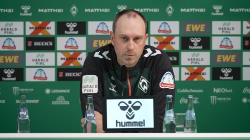 Saisonendspurt für Werder : Bremens Trainer Werner - "Da ist jeder Spieler wichtig"
