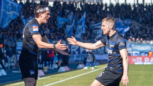 Negativserie beendet: Hertha feiert Befreiungsschlag gegen Braunschweig