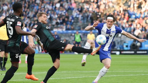 FCM patzt im Aufstiegskampf: Unterhaltsames Unentschieden zwischen Hertha und Magdeburg