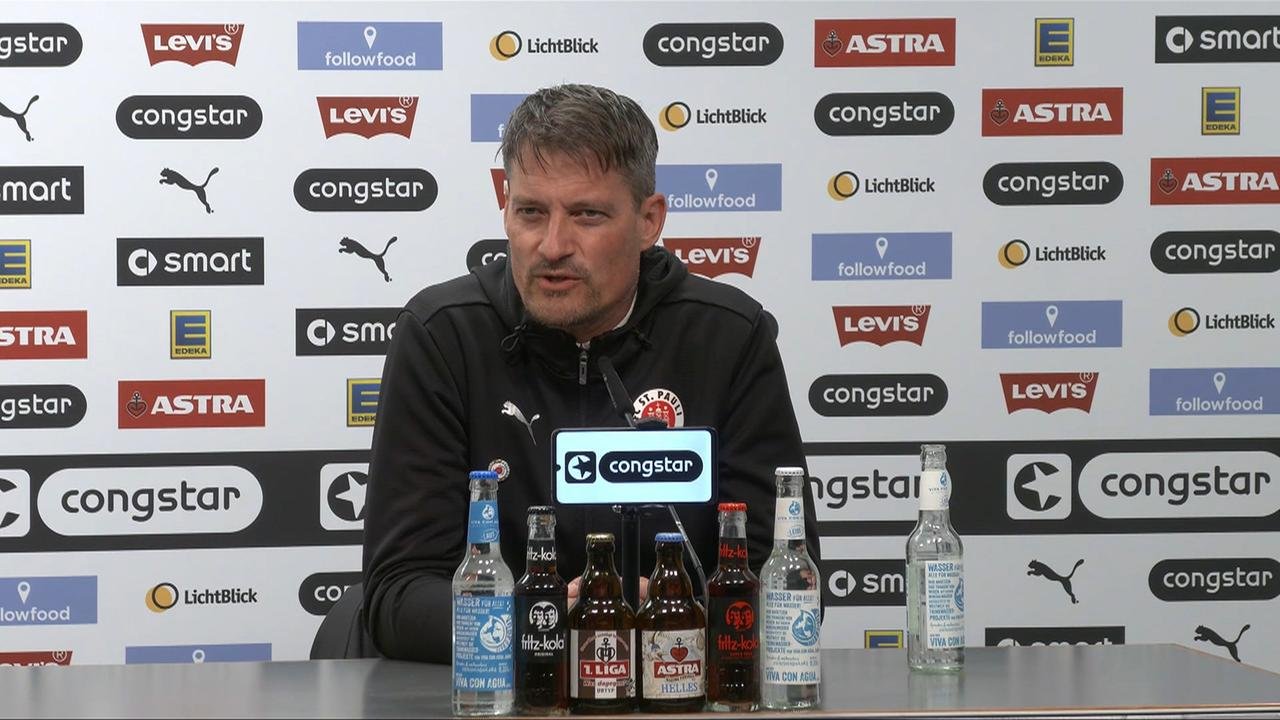 Selbstbewusst gegen Leverkusen: St. Paulis Trainer Blessin - "Können Punkte holen"