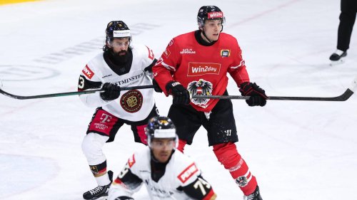 Eishockey - Deutschland siegt gegen Österreich in WM-Vorbereitung