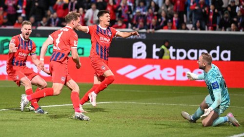 Nach 0:2-Rückstand - Heidenheim erzwingt Ausgleich gegen Elversberg