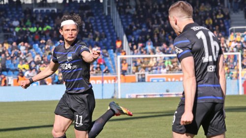 Hertha schießt sich in Braunschweig den Frust von der Seele
