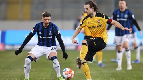 2. Fußball-Bundesliga: HSV verpasst den Sieg bei Dynamo Dresden