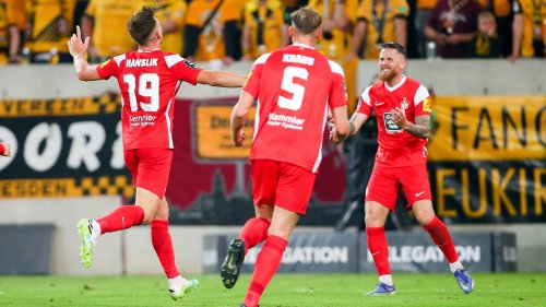 Relegation - Kaiserslautern ringt Dresden nieder und steigt in Liga zwei auf