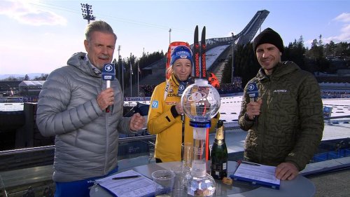 Sieg im Gesamtweltcup: Biathletin Preuß - "Man müsste wirklich die Kugel teilen"