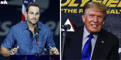 "Can’t figure out why he won’t show up to debates" - Andy Roddick on Donald Trump's take on combating forest fires in California
