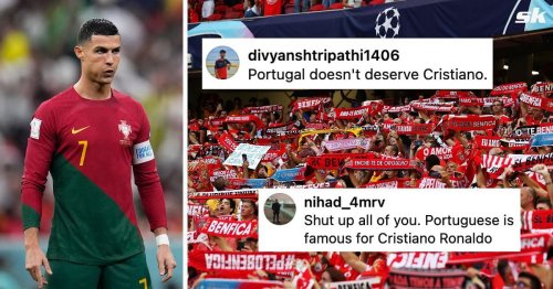 "Portugal doesn't deserve Cristiano" - Fans fume as Benfica supporters snub Cristiano Ronaldo while picking the greatest Portuguese footballer