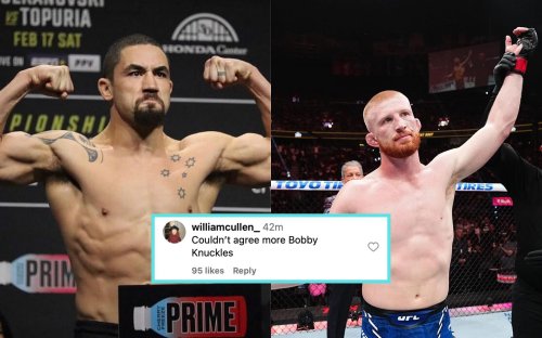 "Couldn’t agree more Bobby Knuckles" - Fans react to Robert Whittaker's take on Bo Nickal's performance at UFC 300