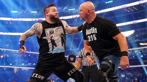 "It's like me and Steve Austin are wrestling"- Kevin Owens reacts to current WWE star stepping through the forbidden door