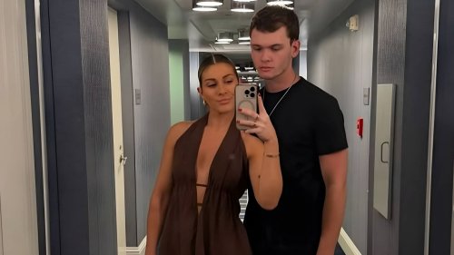 What Taylor Nemechek said about Jesse Love's girlfriend's striking wedding guest photo dump