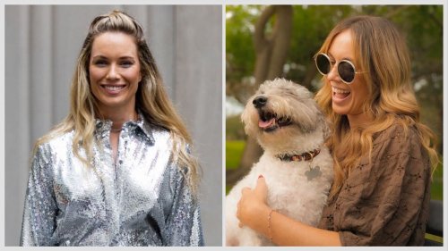 In Pictures: Danielle Collins gives a peek into her dog Quincy's luxurious lifestyle; from looking out the window during his "very first flight" to feasting on cheese