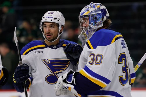 "Lebron would have had to retire": Internet amazed by Jordan Kyrou's instant recovery after massive hit by Logan Stanley