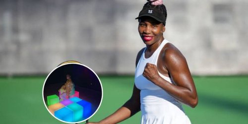 "Never grow up" - Venus Williams goes for a vibrant outing; spends time at the Hopscotch art gallery in San Antonio