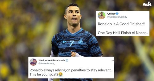 “Ronaldo is a good finisher, one day he’ll finish Al-Nassr” – Fans blast Cristiano Ronaldo for missing easy chances despite late goal against Al Fateh